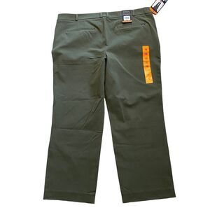 Women's Banana Republic Olive Slim Straight Cropped Pant Size 16